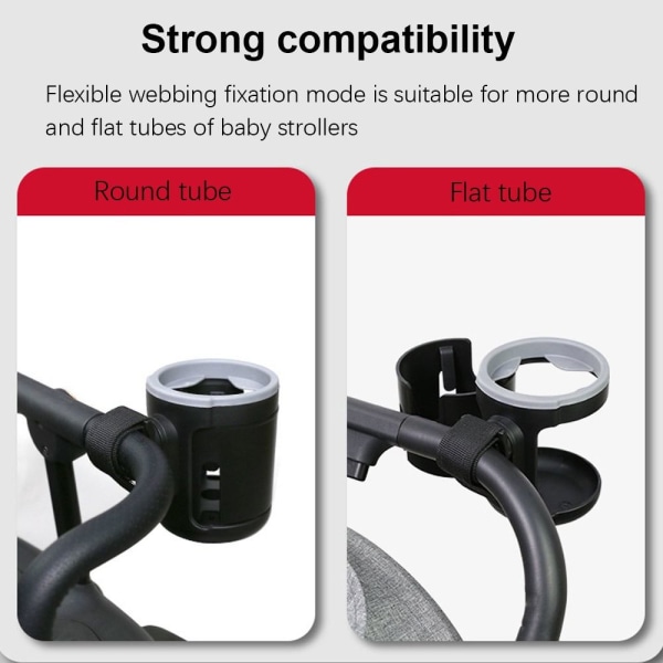 Baby Safety Seat Kopholder Dobbelt kopholder