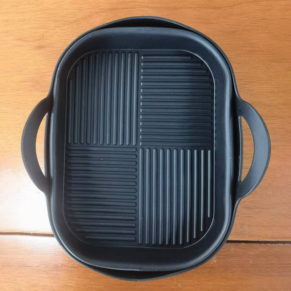 Hopfällbar silikongryta för NINJA Air Fryer RÖD red