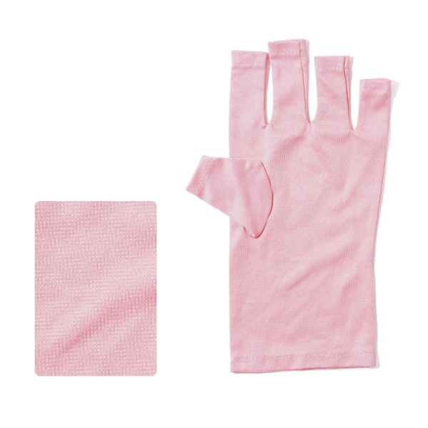 1 Par Nail art Nagelmålarhandskar ROSA Pink