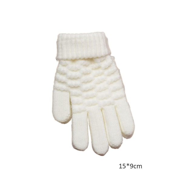 Höst Vinterhandskar Barn Baby Handskar VIT White