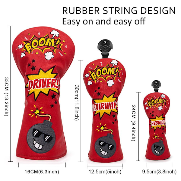 Golfmailan cover Golf-puinen cover WHITE IRON CLUB COVER RAUTA White Iron Club Cover-Iron Club Cover