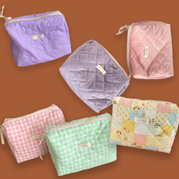 Kosmetiktasker Etuier PINK CORDUROY PINK CORDUROY pink corduroy