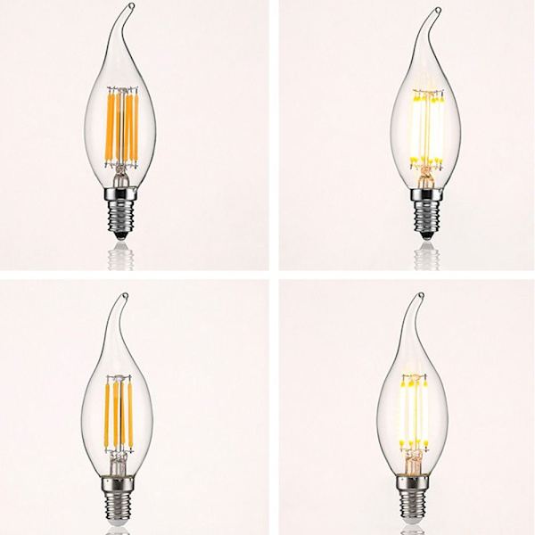 LED pære Vintage Bulb 6W PULLED TAIL E14 6W PULLED TAIL 6W Pulled tail E14