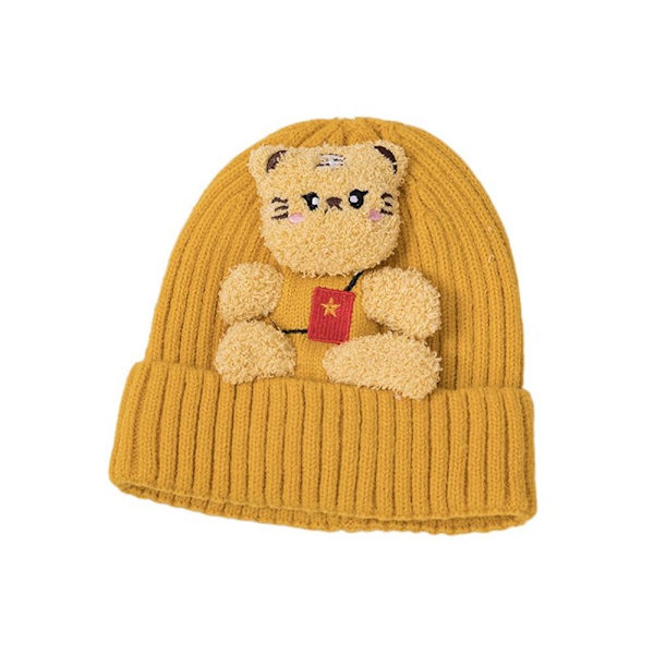 Baby mössa Barn hörselskydd GUL Yellow