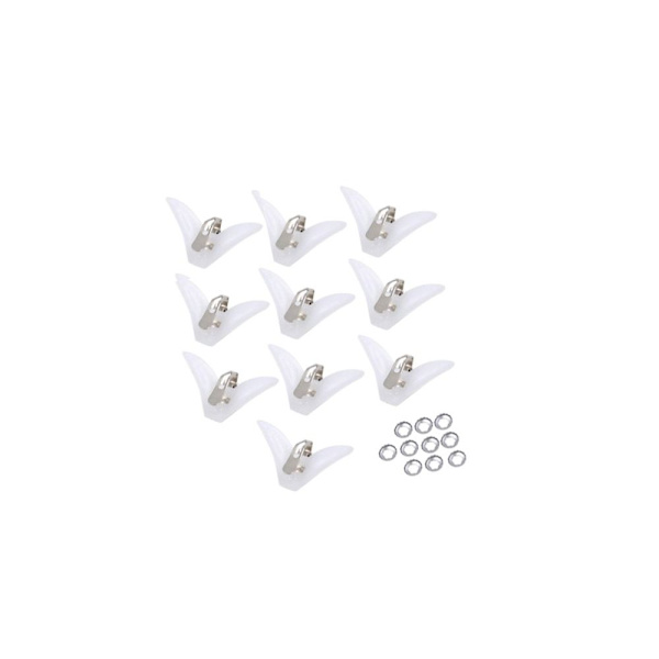 Solmio Clip Solki Tie Clip WHITE White