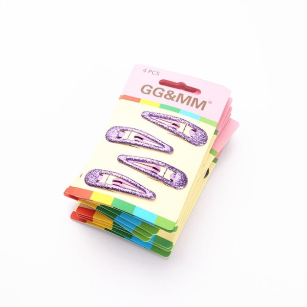 4kpl Hiusklipsit Glitter Hiusneulat SILVER Silver
