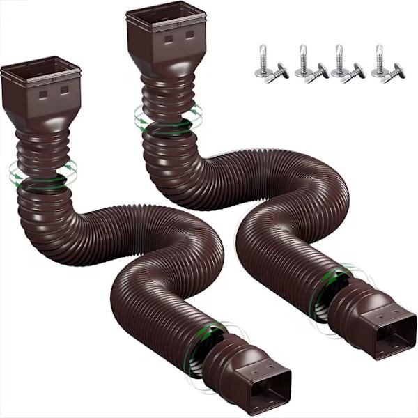 Nedløbsrør Afløbsrør BRUN Brown