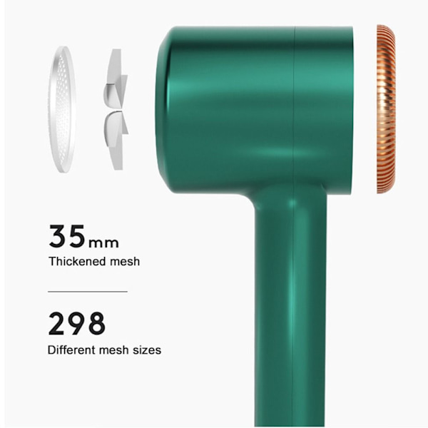 Elektrisk pellets lofjerner Bobble Fluff GRØNN green
