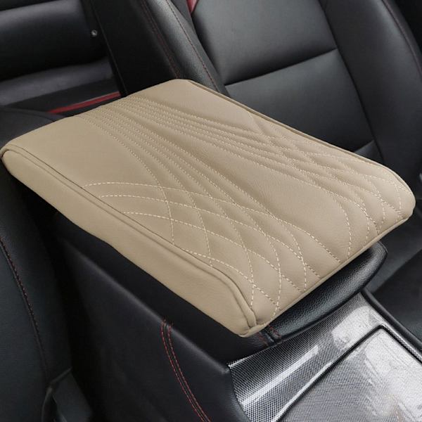 Auton keskuskäsinojan pehmusteen käsinojan istuinlaatikko BEIGE 2 BIEGE 2 Beige 2