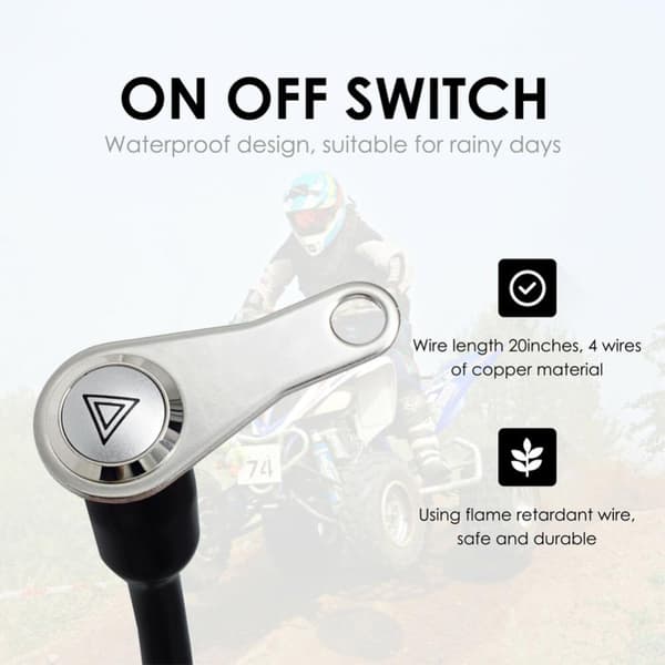 Motorcykelstyrskontakt Moto Light Controller Light