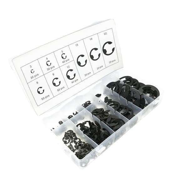 300 ST Hållringar E-Clip Circlip Snap Ring Set