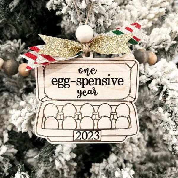 Juleegg Treanheng julepynt B B B