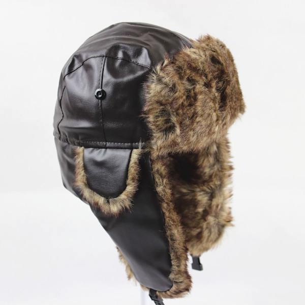 Trapper Hat Vinter Hat BRUN BROWN