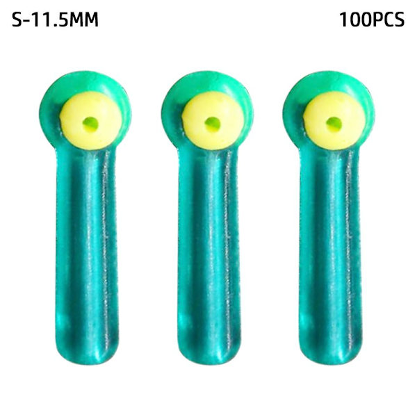 100st Dual Core Float Seat Fiskekrokar Tillbehör S-11,5MM S-11.5mm