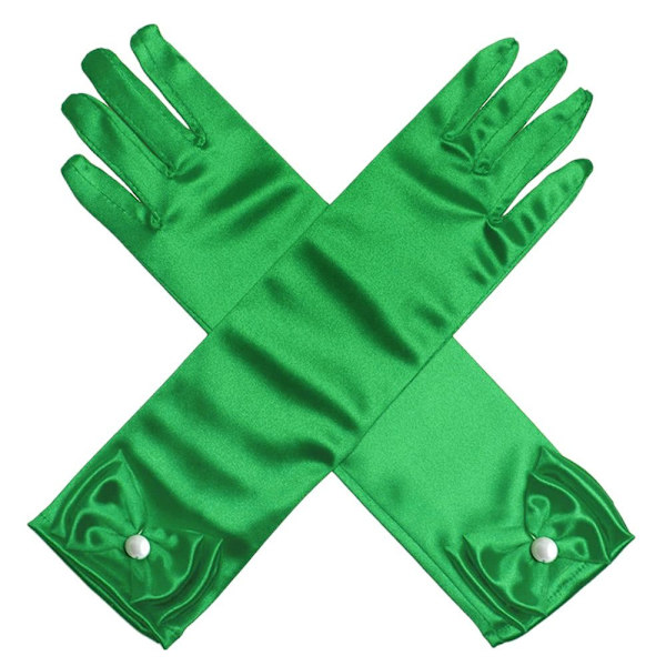 Lasten pitkät hanskat Full Finger Rukkaset VIHREÄ green