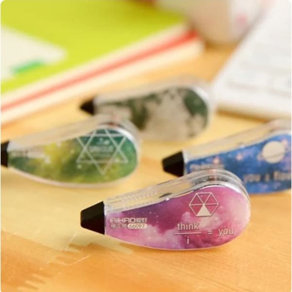2 STK Star Sky Correction Correcting Tape Stor kapasitet