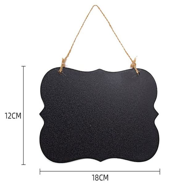 3 st Creative Handmålad Liten Blackboard Raderbar DIY 1 pc