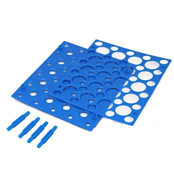 2 stk Sentrifugerørstativ Testrørstativholder Scientific Tube 2PCS