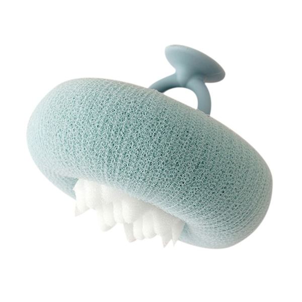 2 kpl Bath Ball -hankauspyyhe SININEN Blue