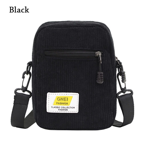 Axelväska Messenger Bag SVART black