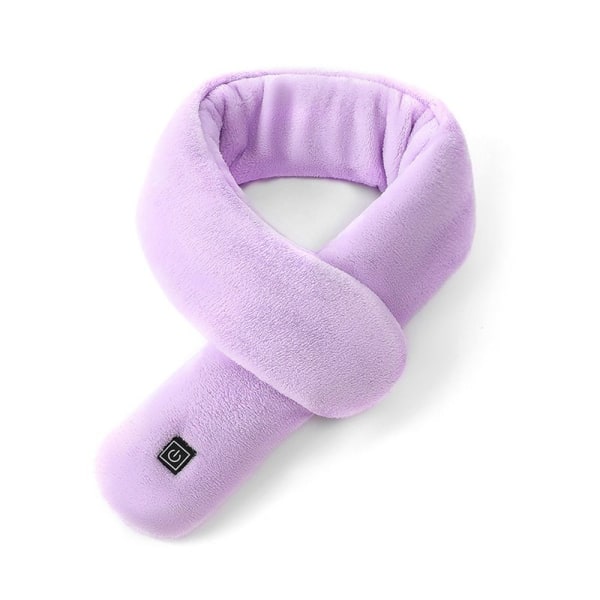 El-opvarmet halstørklæde El-varme halsomslag LILLA Purple