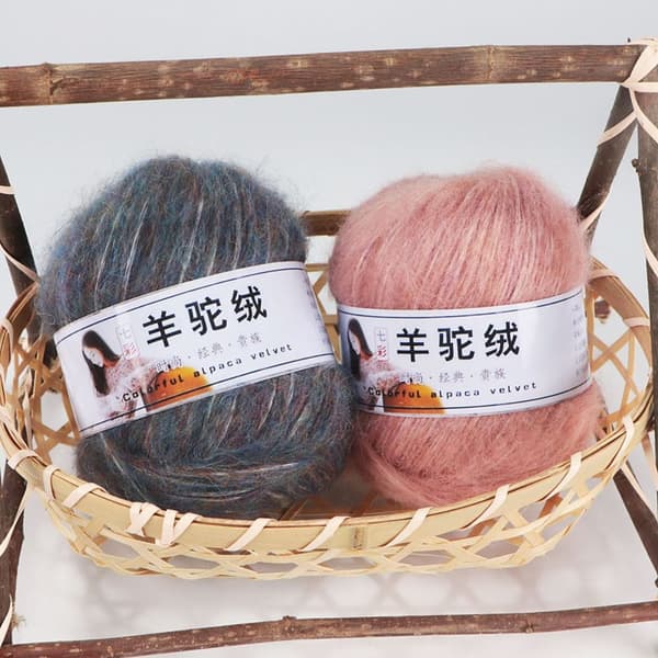 Alpaca Mohair Garn Bomuldsgarn 4 4 4