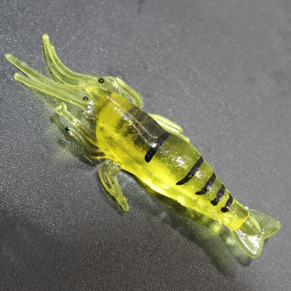 10 STK Fiskeluker Rekelokk GUL MED KROK MED KROK yellow with hook-with hook