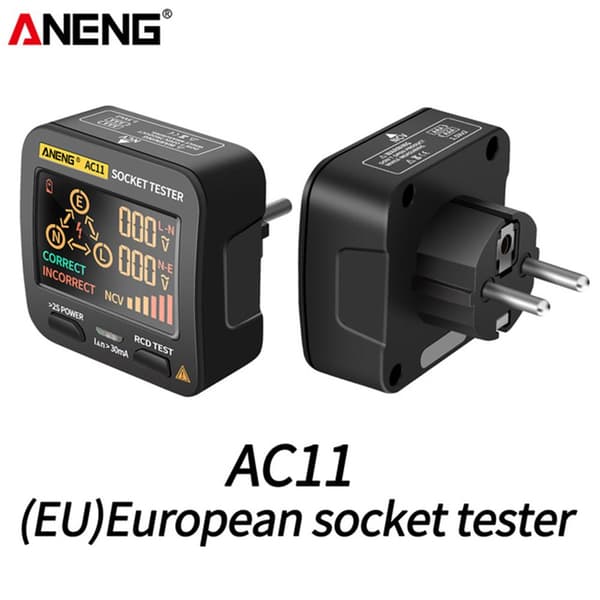 ANENG AC11 Digital Smart Socket Tester Spänningstest