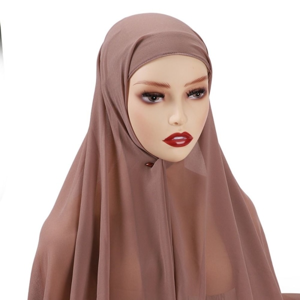 Muslimi hijab-turbaanihattu BEIGE beige