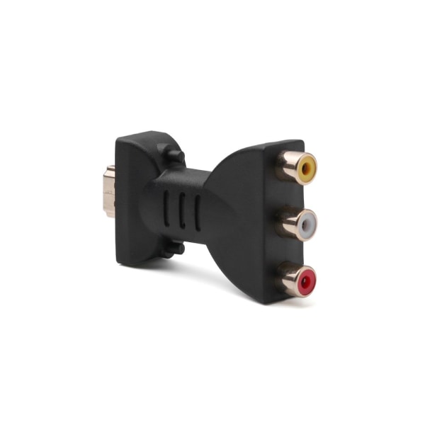 HDMI til 3 RGB/RCA Audio Adapter Komponent Konverter HDMI to 3RCA