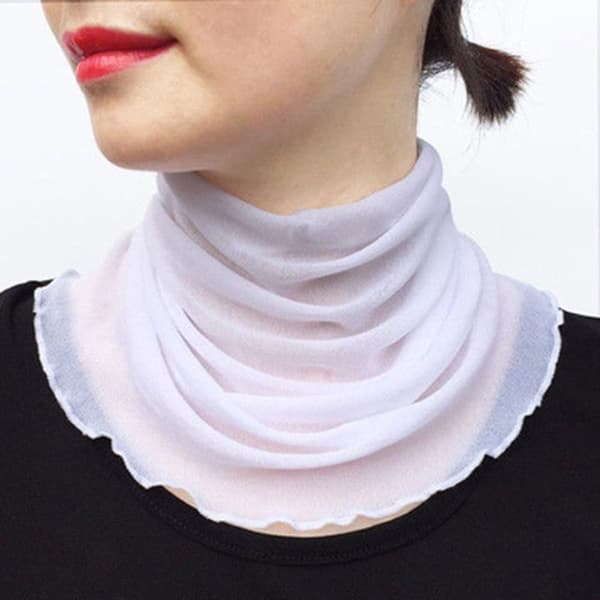 Sidenscarf Falsk Collar DOTS BLACK DOTS BLACK dots black