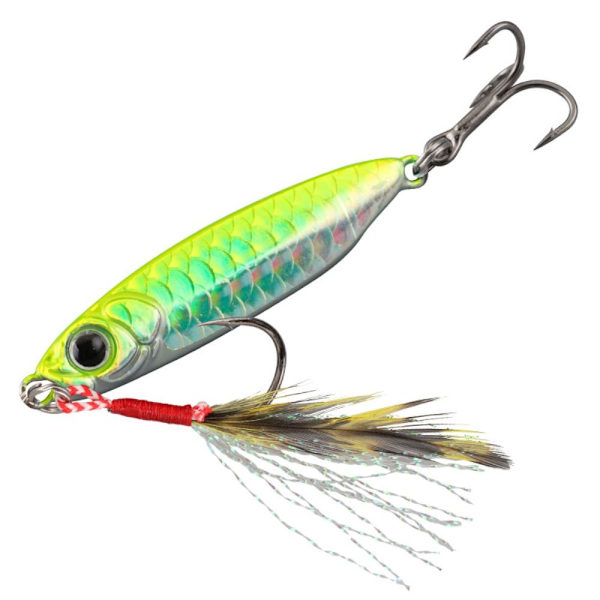 Fjäder Metall Fiskedrag Floating Minnow Baits RED 25G 25G red 25g-25g