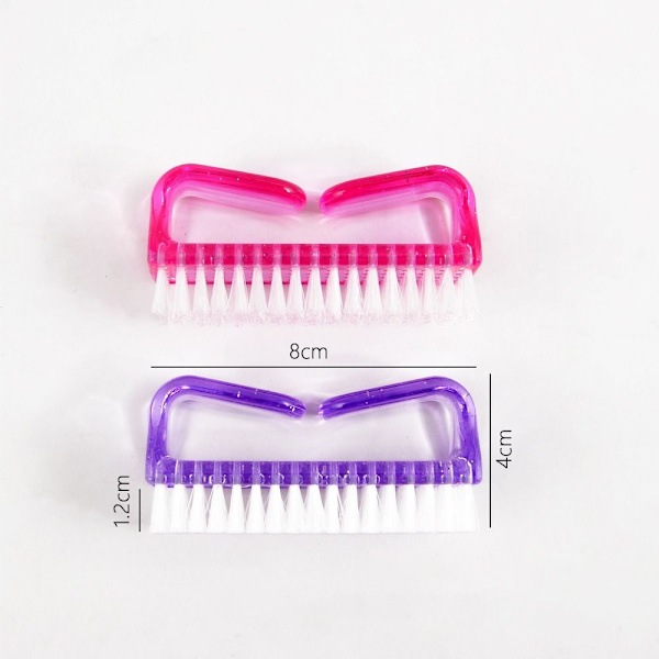 4 kpl Nail Dust Harjat Nail Cleaner SININEN BLUE