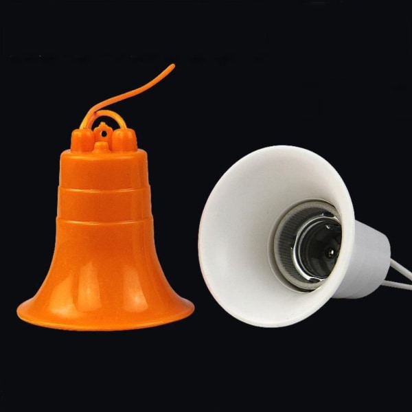 E27 Lampeholder LED Pære Sokkel HVID white