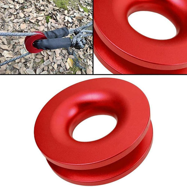 Recovery Ring Snatch Block Pulley BLÅ Blue