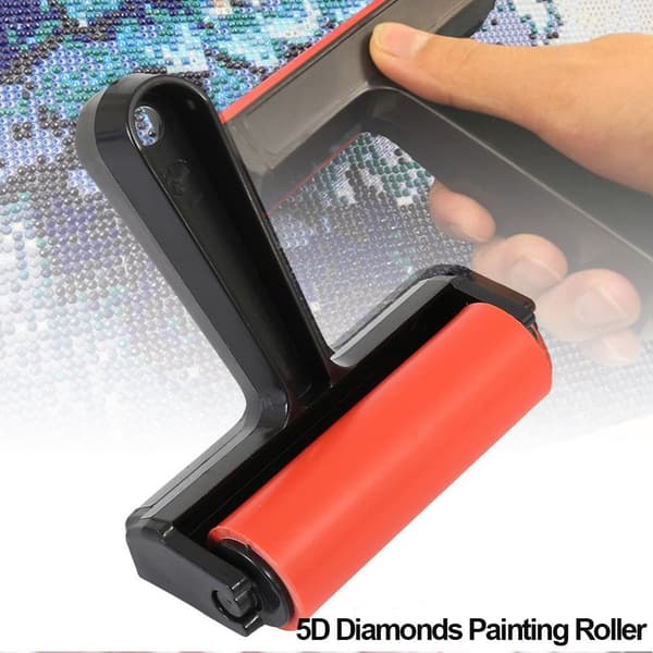 Diamantmålningsrulle Plast Red 10cm