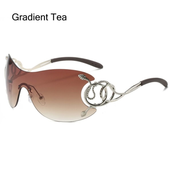 Y2K solglasögon linda GRADIENT TEA GRADIENT TEA Gradient Tea