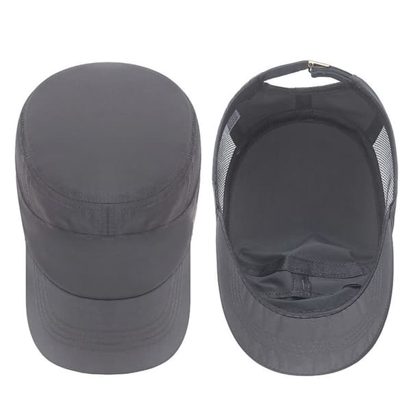 Militær Cap Flat Top Caps GRÅ grey