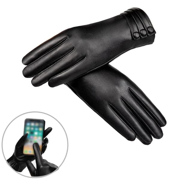 PU-læderhandsker Touch Screen-handsker L L L