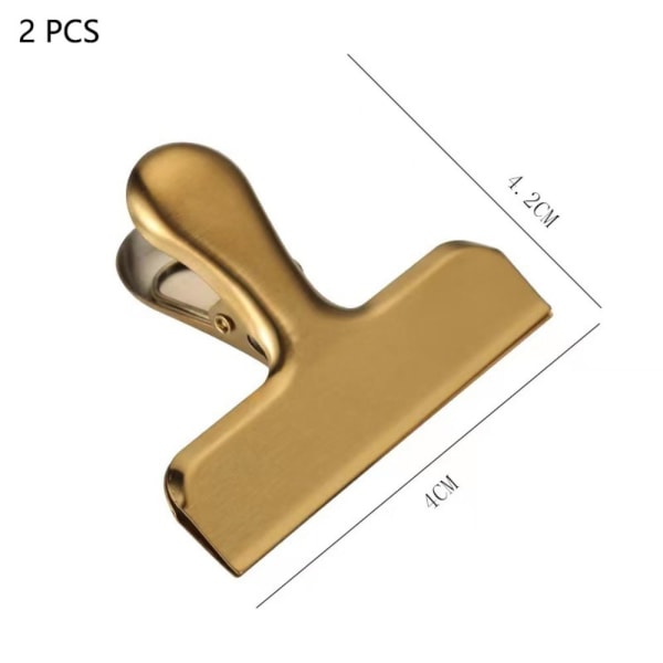 2kpl Guitar Fixed Clips Kirjapaperiteline GOLD S gold S