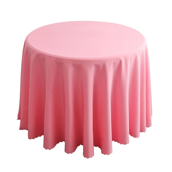 Runda bordsduksöverlägg ROSA pink