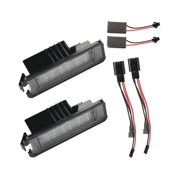 2 stk. nummerskiltlys billys for VW Golf 4/5/6 2pcs