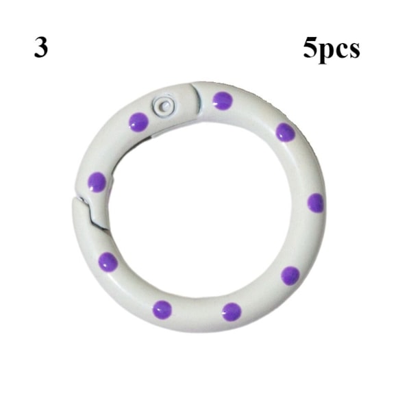 5 st fjäder O-ringsspännen Karbinhake 3 3 3