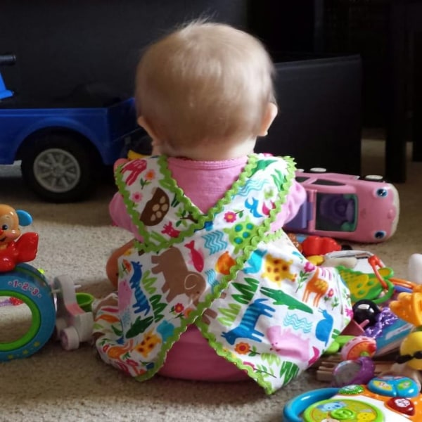 Baby sömnadsmall Väst sömnadsmönster L L