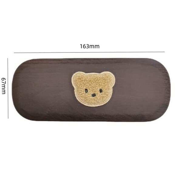 Case Glasögonlåda MÖRKBRUN dark brown