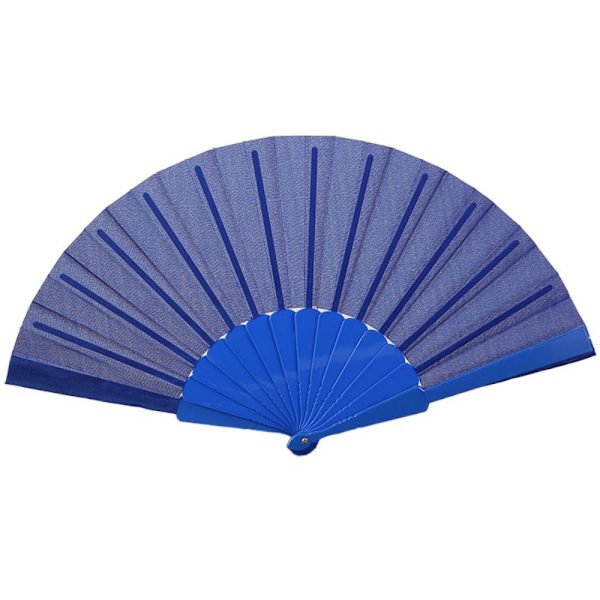 Folding Fan Cloth Håndventilator SORT Black