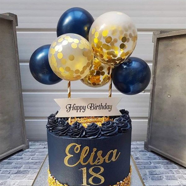 Balloon Cake Topper Syntymäpäivälapset 3 3 3