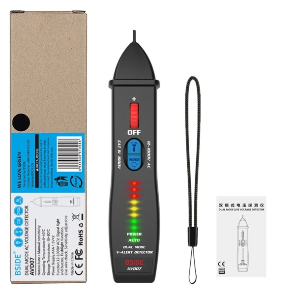 AC Voltage Detector Tester Kynän jännitteen ilmaisin