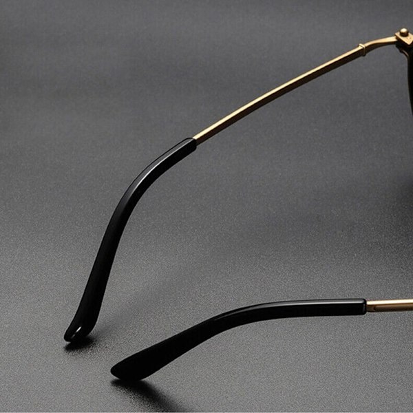 Anti-Blue Light Glasses Pyöreät silmälasit MUSTA Black