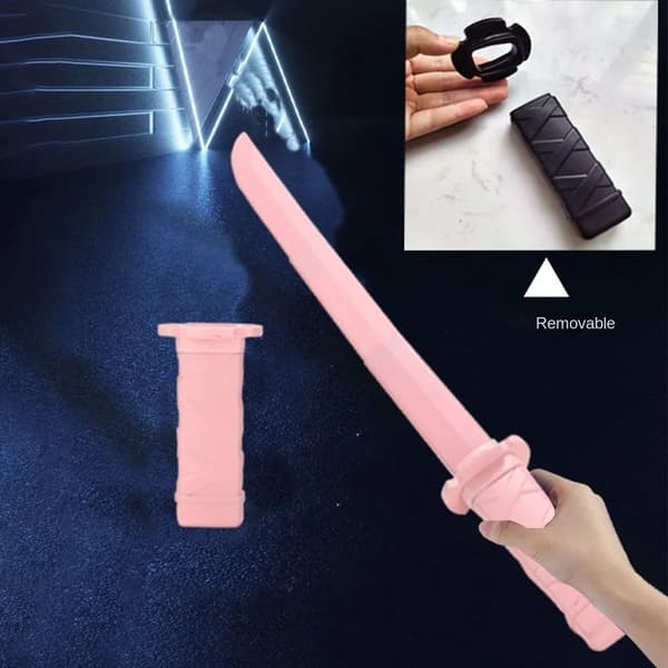 3D Print Fidget Samurai Legetøj 3D Gravity Katana Legetøj SORT black